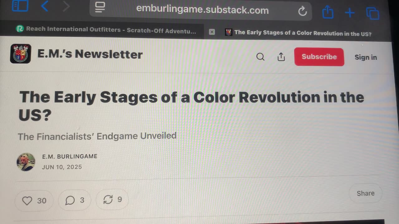 The Color Revolution thing