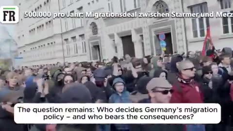 Germany agreed to take up to 500,000 migrants a year to relieve Britain’s migrant crisis