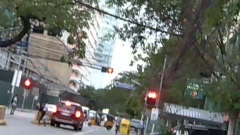 Glimpse of United Nations Avenue in Manila City in the Philippines