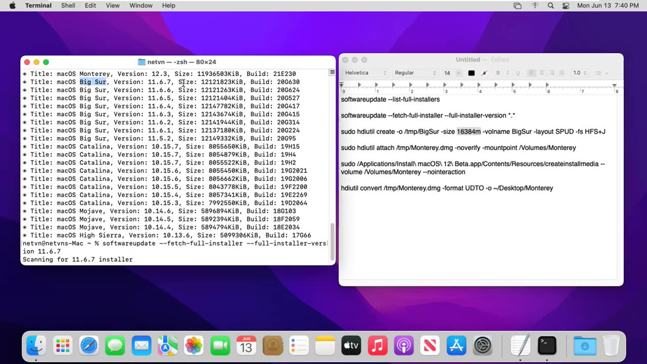 How to Create a macOS ISO Monterey, Big Sur, Catalina, Mojave, High Sierra