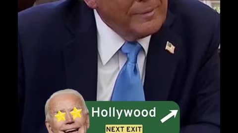 Trump reacts to Biden joining a talent agency.