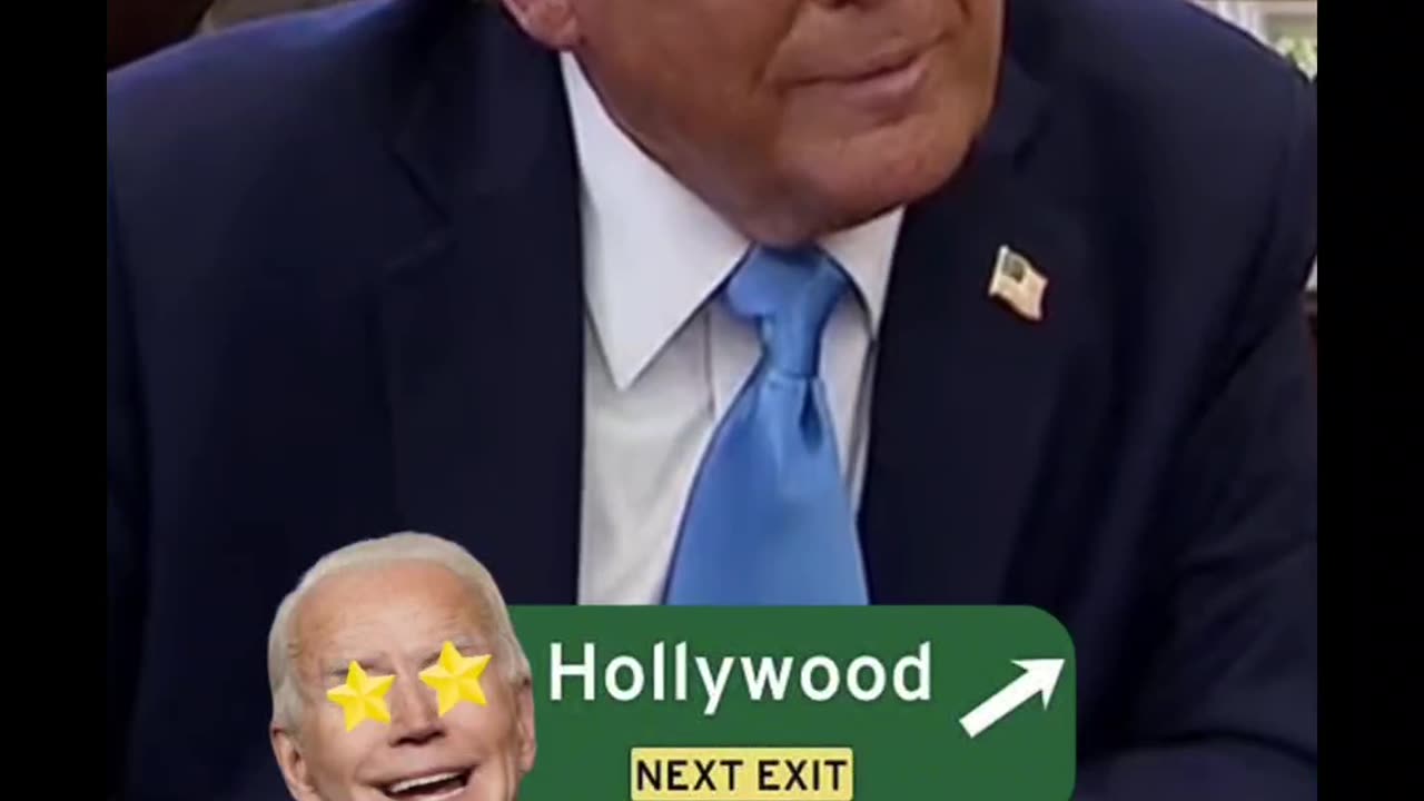 Trump reacts to Biden joining a talent agency.