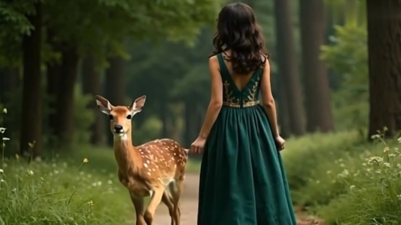 Magical Runway: Adorable Kids Walk with Baby Animals in a Breathtaking Fashion Show ✨👑🐾