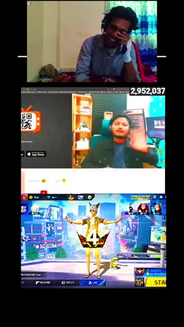 He Danced in Free Fire… Then I Couldn't Stop Laughing! 😂