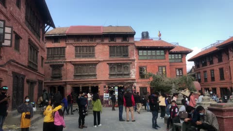 First temple visit in Kathmandu🐒#nepal
