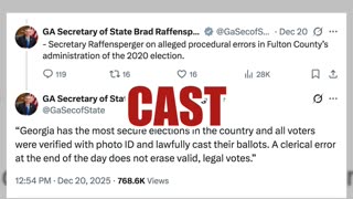 Fact Check: Fulton County's 315,000 Unsigned Early Votes Are NOT Proof Of Electoral Fraud