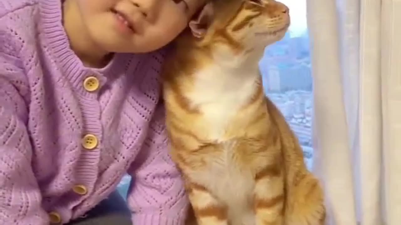 Best Friends Forever: A Cat and a Little Girl 🐱✨