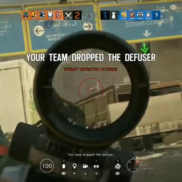 Fuze on R6 Gameplay