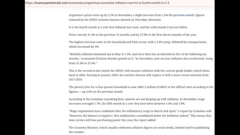 Argentina's woes continue. Who saw that coming(?)