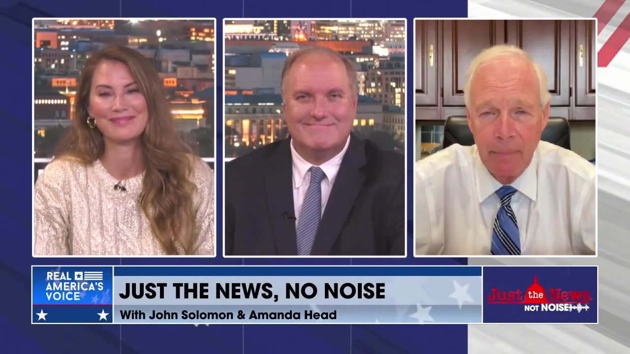 Senator Ron Johnson on Just The News, No Noise 10.8.25