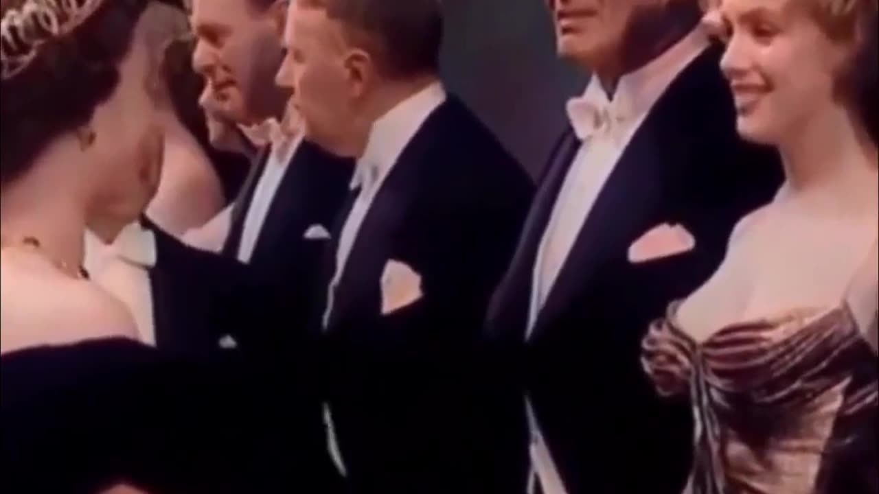 In 1956, Marilyn Monroe and Queen Elizabeth crossed paths—both were 30 at the time.