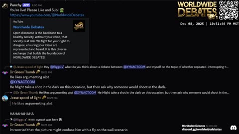 0213 WIDESTREAM - Worldwide Debates - YouTube/Twitch/Rumble
