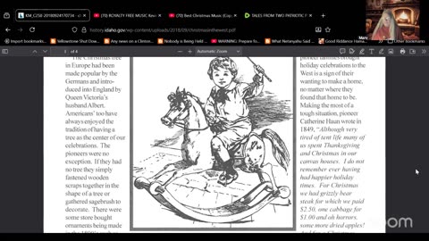 TALES FROM TWO PATRIOTIC PIONEERS - MERRY CHRISTMAS TO YOU LIVE ON RUMBLE TONIGHT @ 9PM CT / 6PM AT