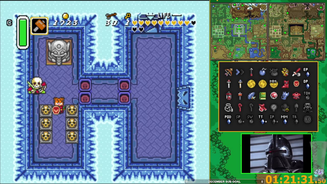 ALttP Christmas Randomizer. No cheat glitches.. Sub 2hrs?? 34°F #GenX