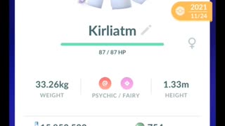 Pokémon GO-Evolving Shadow Kirlia