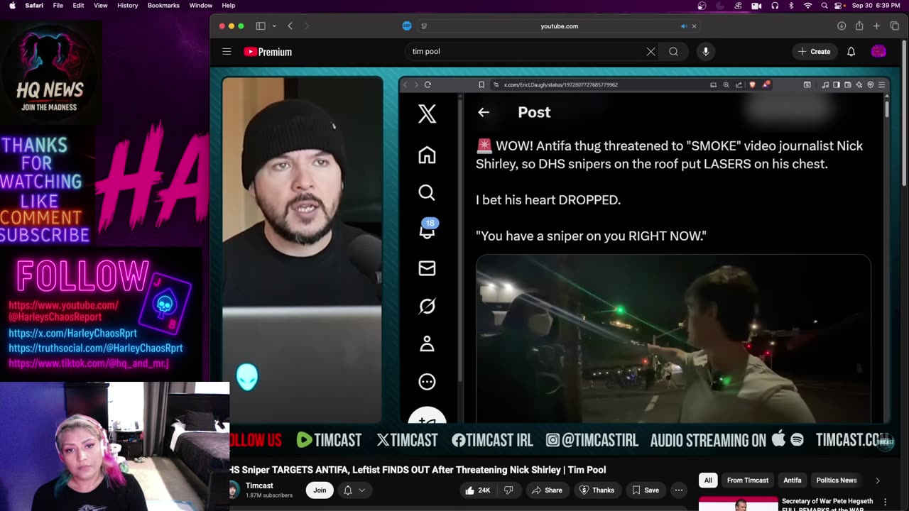 Breaking News: Nick Shirley Threatened by Antifa