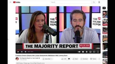 Sam Seder and the Majority Report Attack Candace Owens and Jimmy Dore