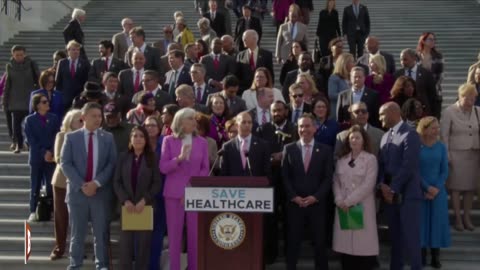 LIVE: House Dem. Leadership Holds Press Briefing Ahead of Vote to End Shutdown...
