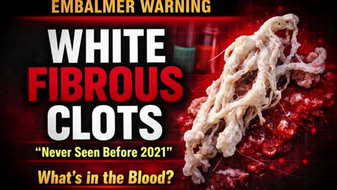 SHOCKING White Fibrous Clots in Vaxxed Bodies – Embalmer Exposes Truth!