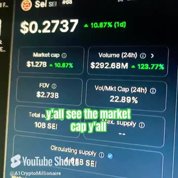 sei price prediction crypto news today #fyp