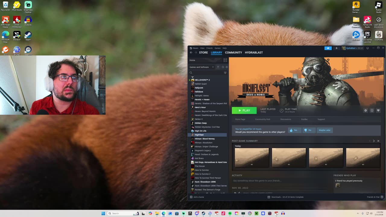 My hairs a mess today - Helldivers to Highfleet