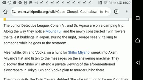 Jew job 9/11 was announced in jew anime Case Closed in April 2001! #Trump #Biden