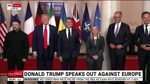 ‘They’re weak’: Trump blasts European leaders on Ukraine's war response
