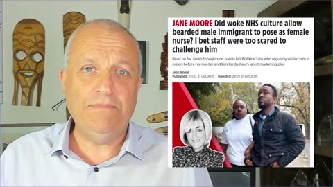 No one in the NHS dared challenge a man dressed in his wife's nurse uniform ...