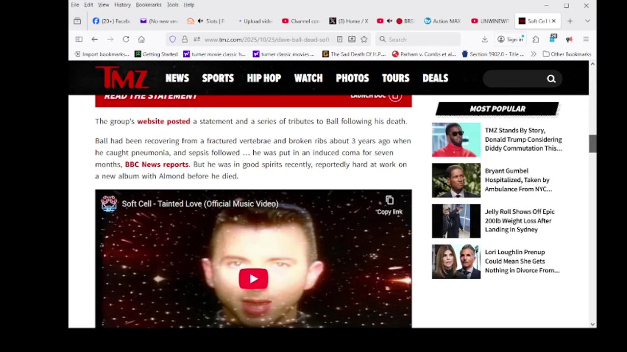 Soft Cell Keyboardist Dave Ball, of 'Tainted Love' Fame, Dead at 66