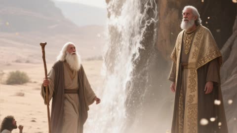 I discovered the secret of the water from the rock and Miriam.