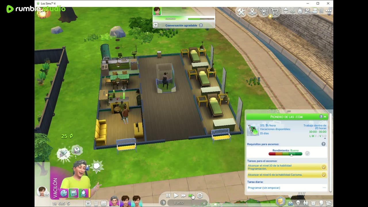 Sims 4 reto florear sim