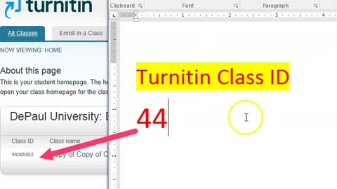 EXPOSED Free Turnitin Class ID and Enrollment Key for plagiarism and AI reports