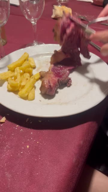 Steak Served Half Raw