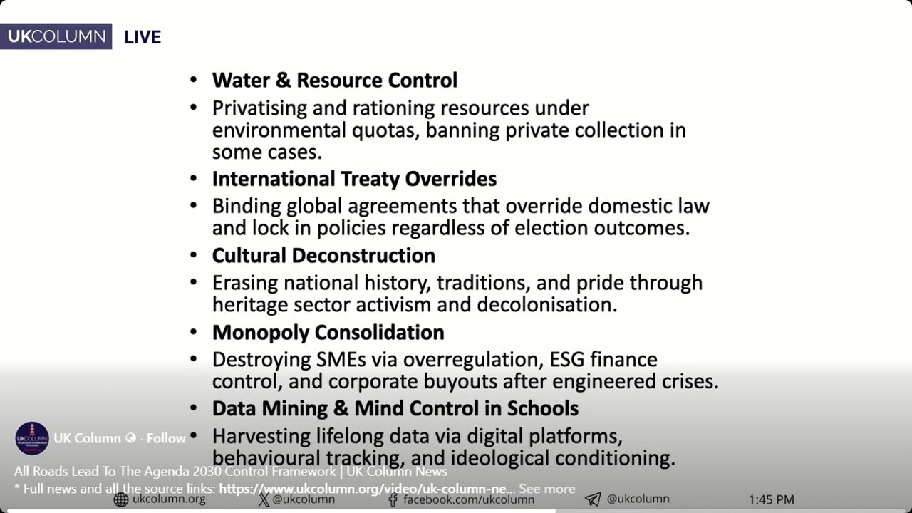 Breaking Down Agenda 2030 | Sandi Adams