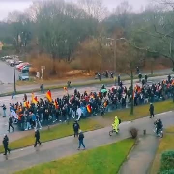 🚨BREAKING_ German patriots march streets