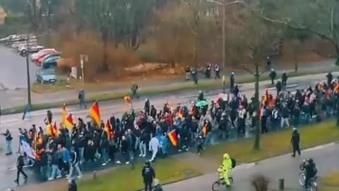 🚨BREAKING_ German patriots march streets