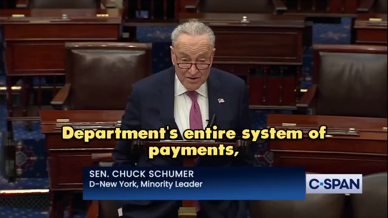 Chuck”Commie F*ck”Schumer complains about a shadow government! 🤣🤣 (Projection)