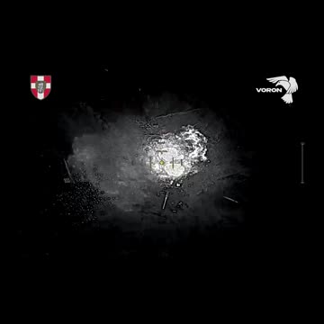 Drone Strike Obliterates Russian 2S43 Heavy Gun