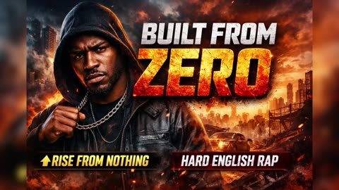 Built From Zero 💯 | Motivational English Rap | Rise From Nothing
