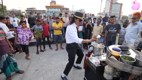 Desi Style Michael Jackson making his ultra pro Max chat of Bangladesh🇧🇩