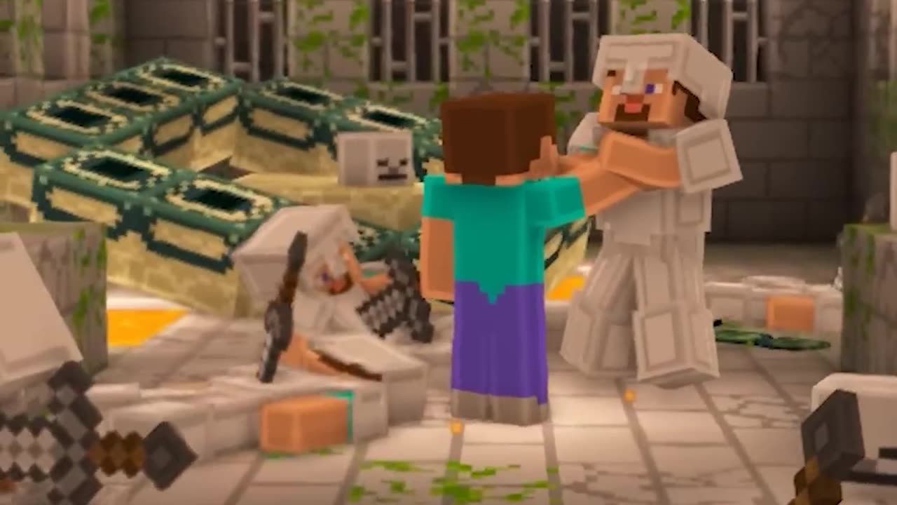 Minecraft but Herobrine Guards the End Portal