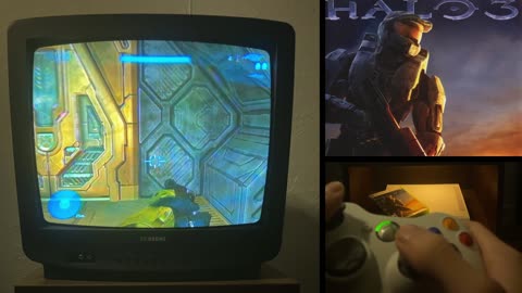 Halo 3 ODST Xbox 360 CRT TV Walkthrough Part 3 #halo