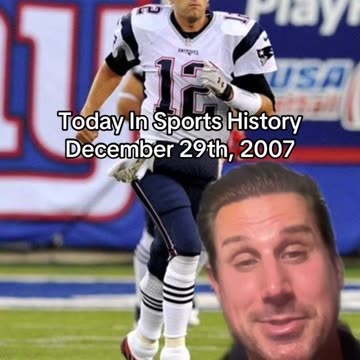 THE HISTORIC SPORTS MOMENT OF DECEMBER 29th, 2007