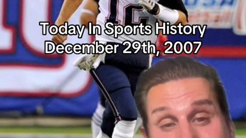 THE HISTORIC SPORTS MOMENT OF DECEMBER 29th, 2007