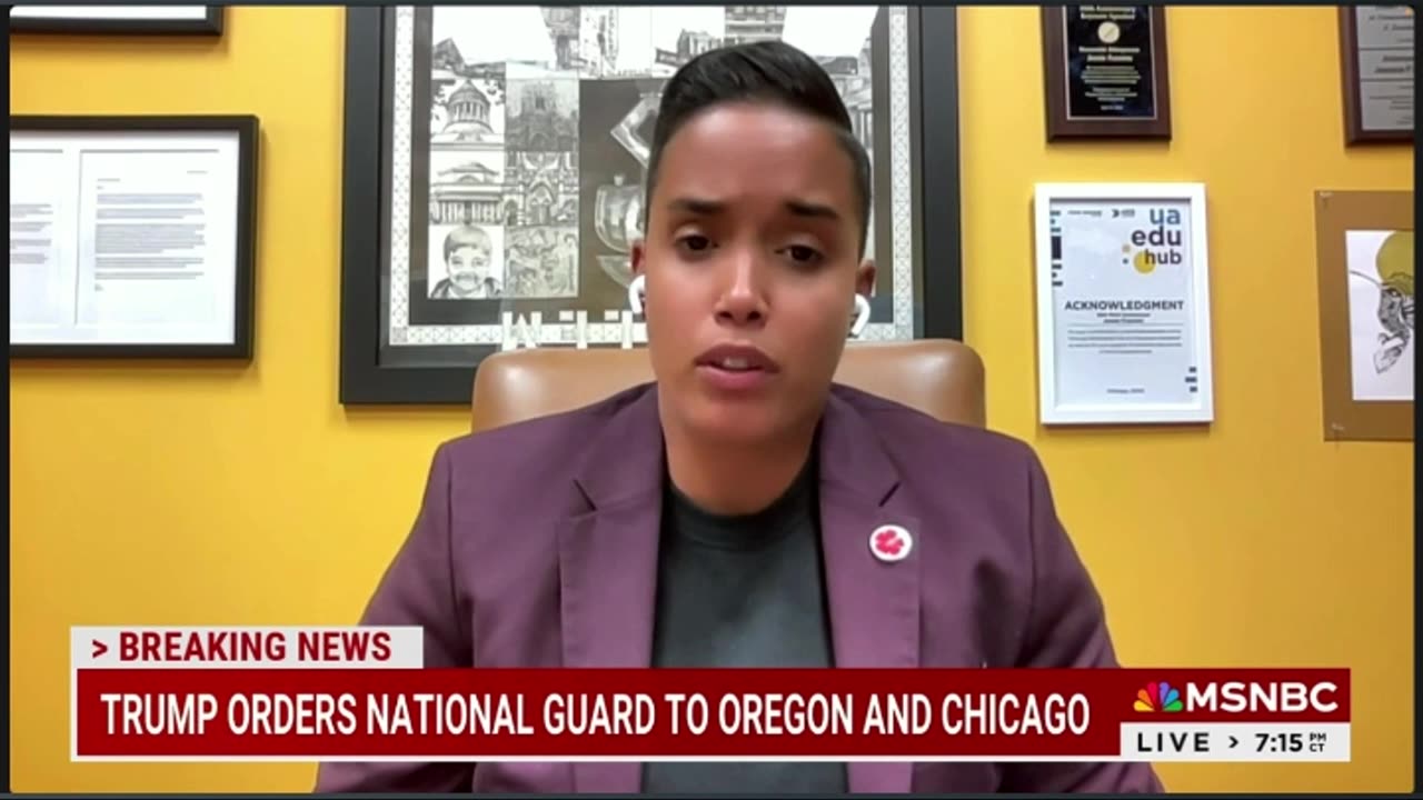 MSNBC Turns Chicago Alderperson, Man Running From ICE, & Armed Woman Who Rammed Agents Into Victims