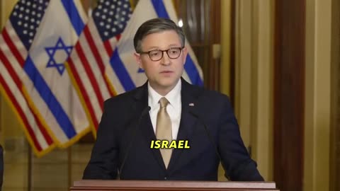 “The first piece of legislation I passed after taking the gavel was a resolution reaffirming the U.S.’s commitment to the security of Israel” House Speaker Mike Johnson