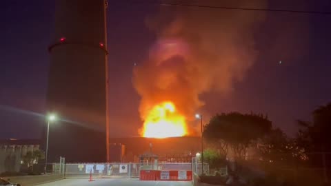 Fire Erupted at the Moss Landing Power Plant in California