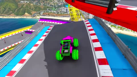 Spider-Man Meets GTA V! 🔥 Insane Stunt Race on Malaysia Map 🕷 | Epic Mod Gameplay