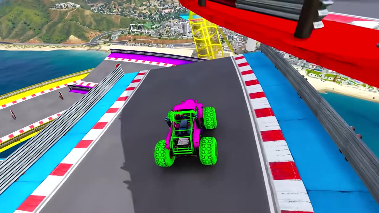 Spider-Man Meets GTA V! 🔥 Insane Stunt Race on Malaysia Map 🕷 | Epic Mod Gameplay
