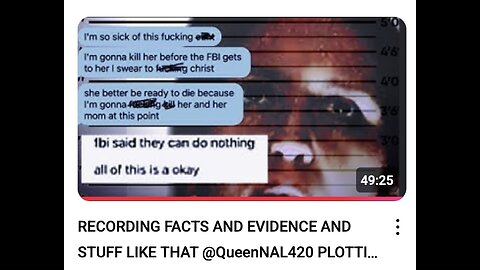 JM 20250118 RECORDING FACTS AND EVIDENCE... @QueenNAL420 PLOTTIN TO RUIN MY WHOLE LAAYF